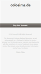 Mobile Screenshot of colosims.de